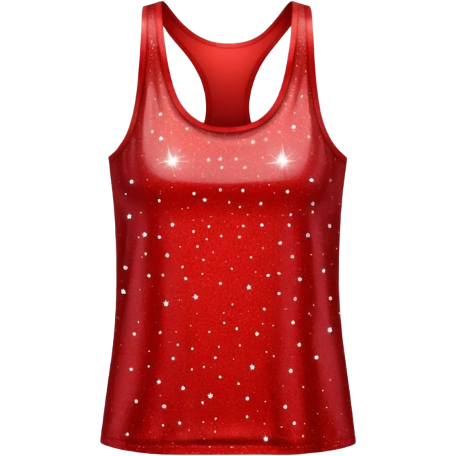 red glitter tank emoji