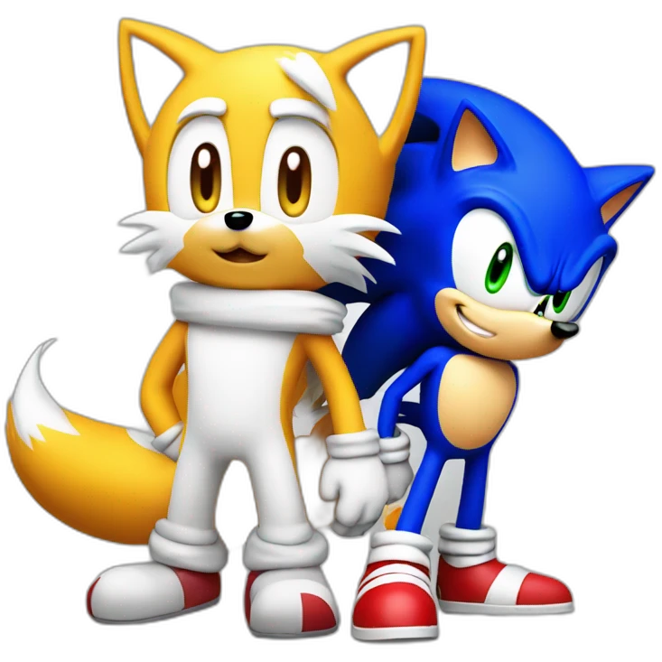 Sonic and Tails emoji