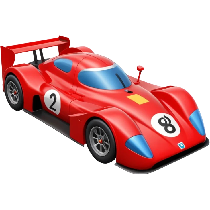 Race car emoji