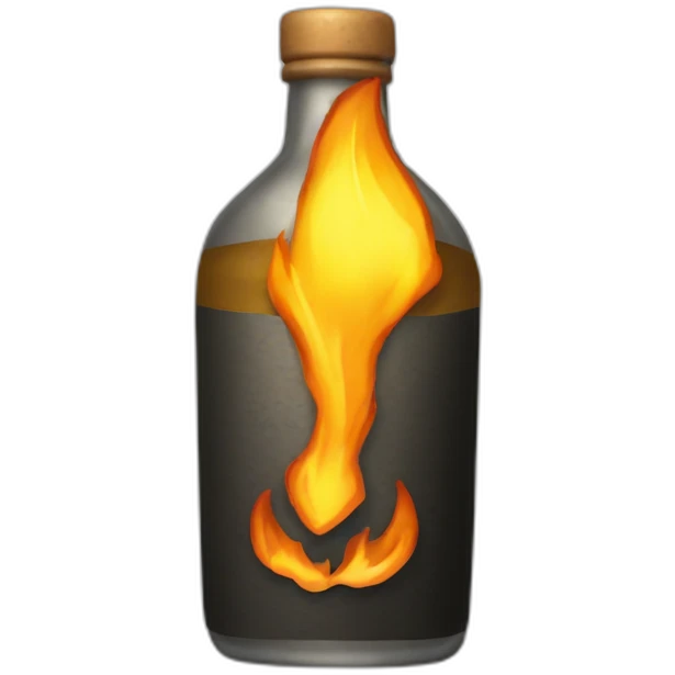 Molotov cocktail emoji