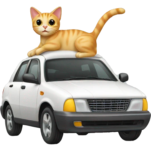 Cat car emoji