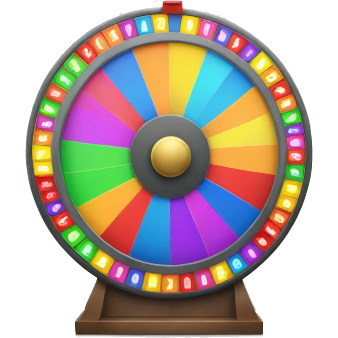 Colorful Prize wheel  emoji