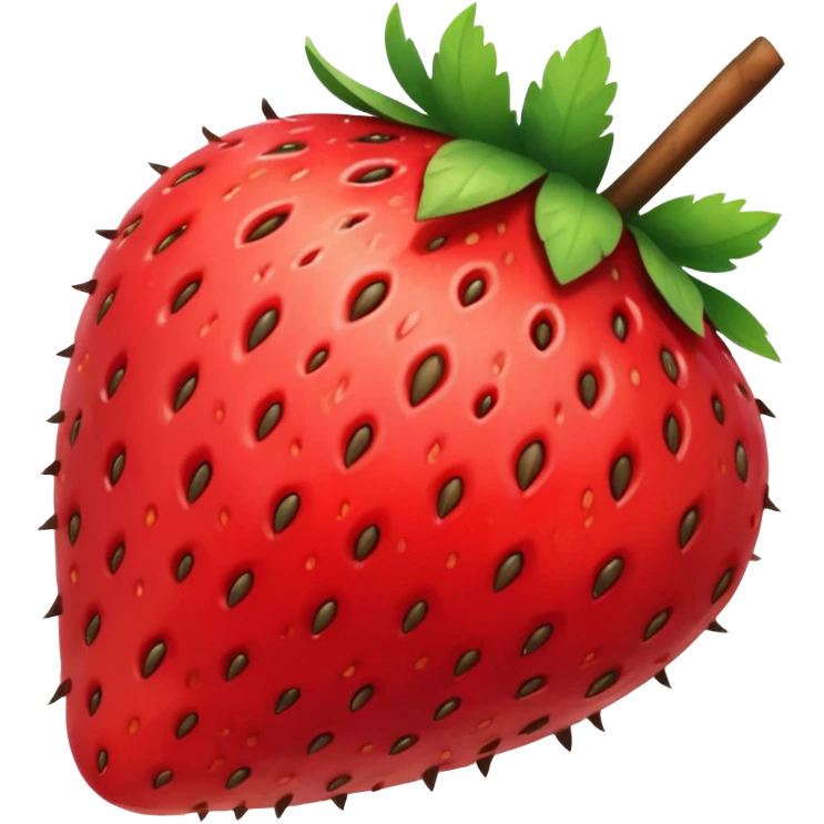strawberry and coconut emoji