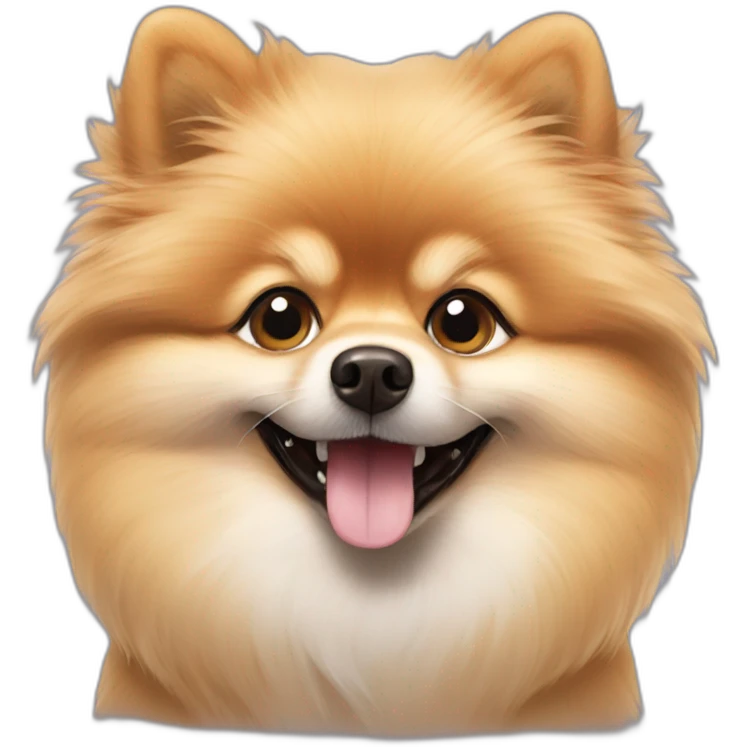 happy pomeranian emoji