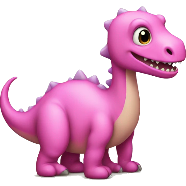 pink dinosaur  emoji