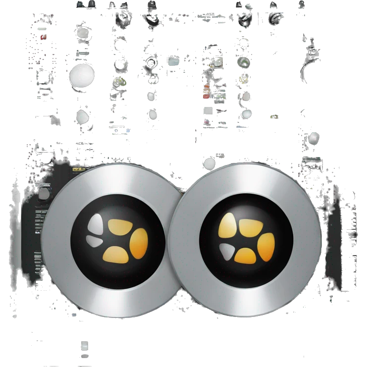 two cdjs, one djm mixer emoji