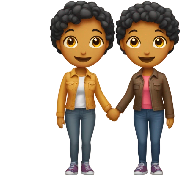 Lesbian couple emoji