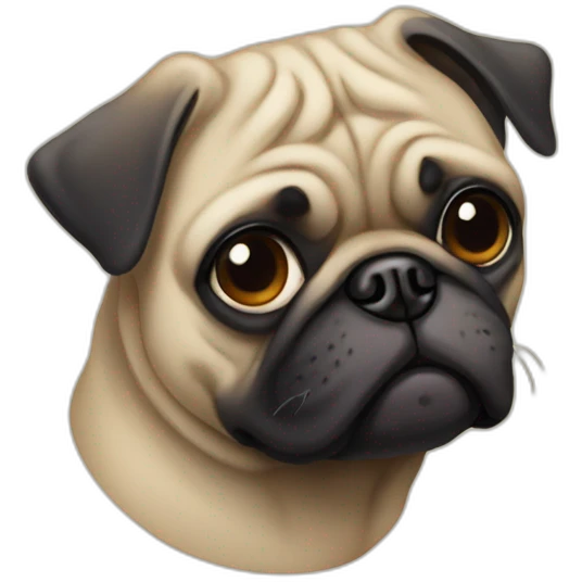 old Pug emoji