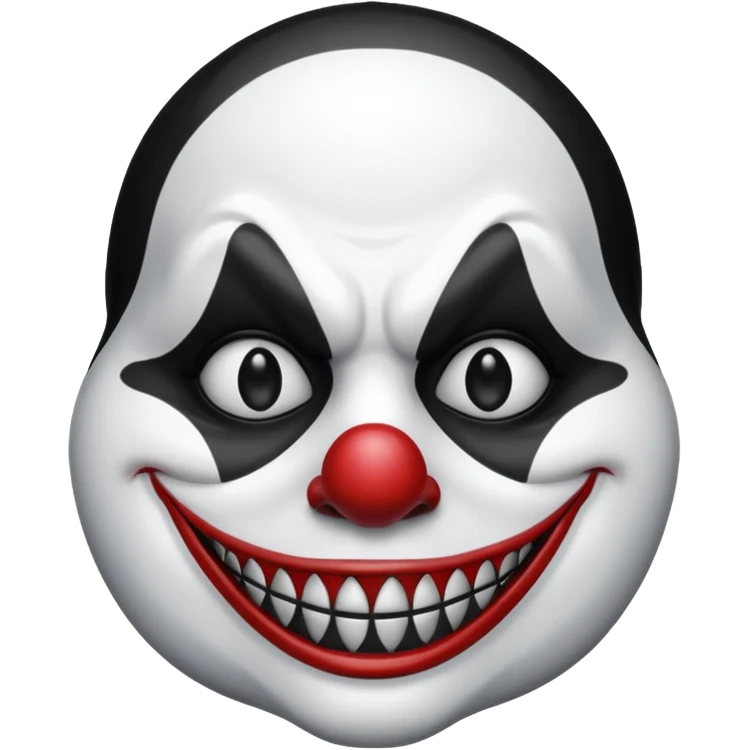 full orca not just face as an evil clown emoji