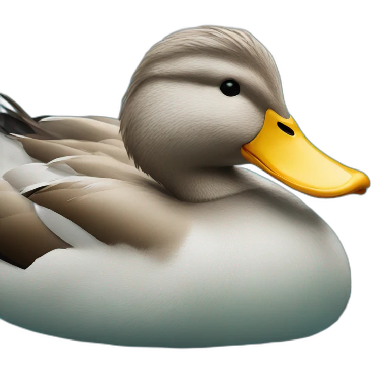 duck in a pool emoji