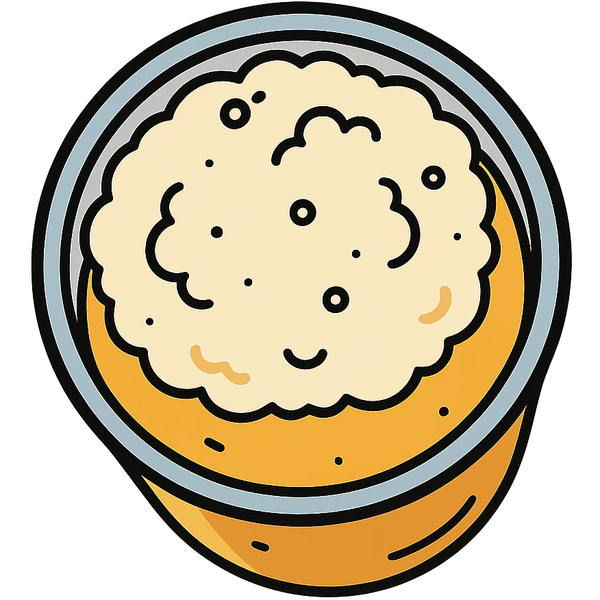 top view of an object in flat toon style emoji
