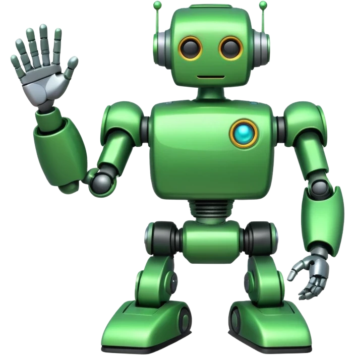 Jet-arm green, Toy Robot. emoji