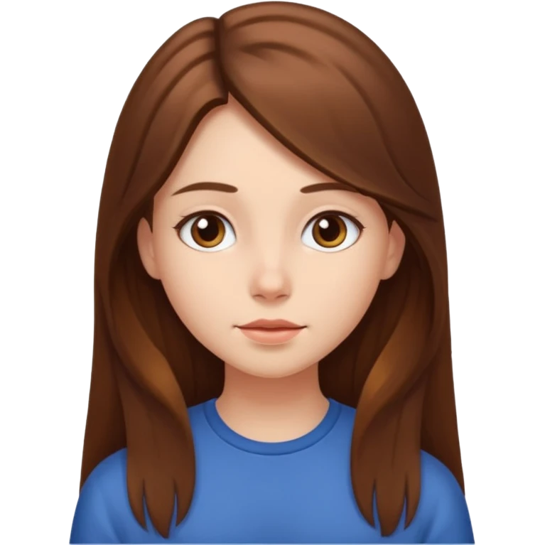 a girl who is calm emoji