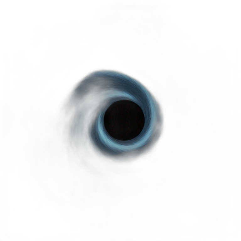 3d spiral black hole emoji