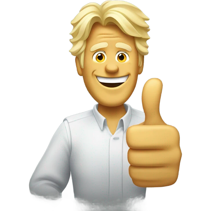 Gary Busey giving the thumbs up emoji