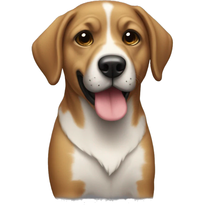 Perro con mascara de ladron emoji