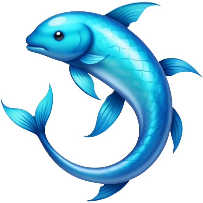 The zodiac written symbol for Pisces  emoji