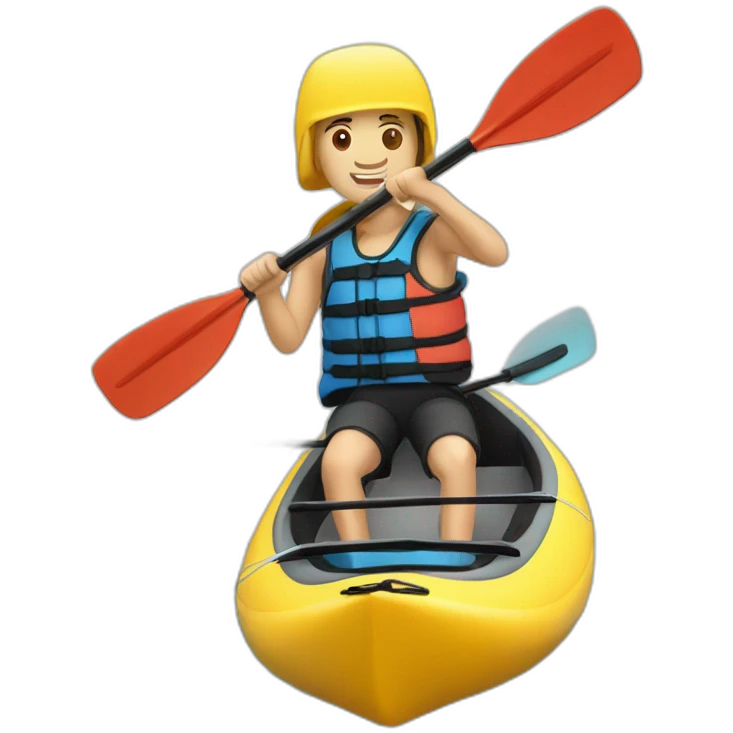 Kayaking emoji