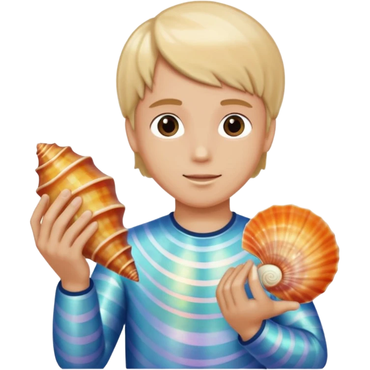Attack On Titan, the seashell Armin found in the sea  emoji