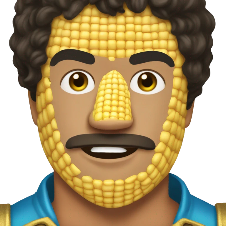 Nacho libre get that corn out of my face  emoji