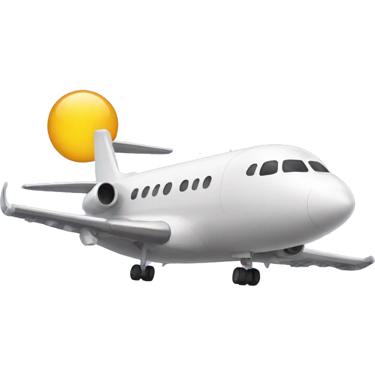 Chat qui est sûr un avion  emoji