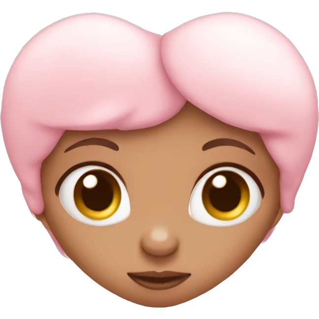 baby pink heart  emoji
