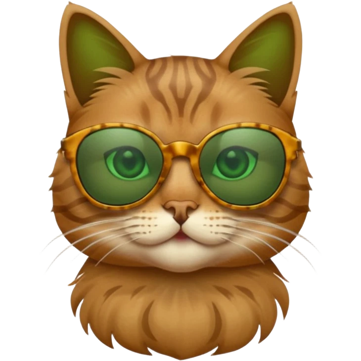 Cat wearing sunglasses emoji