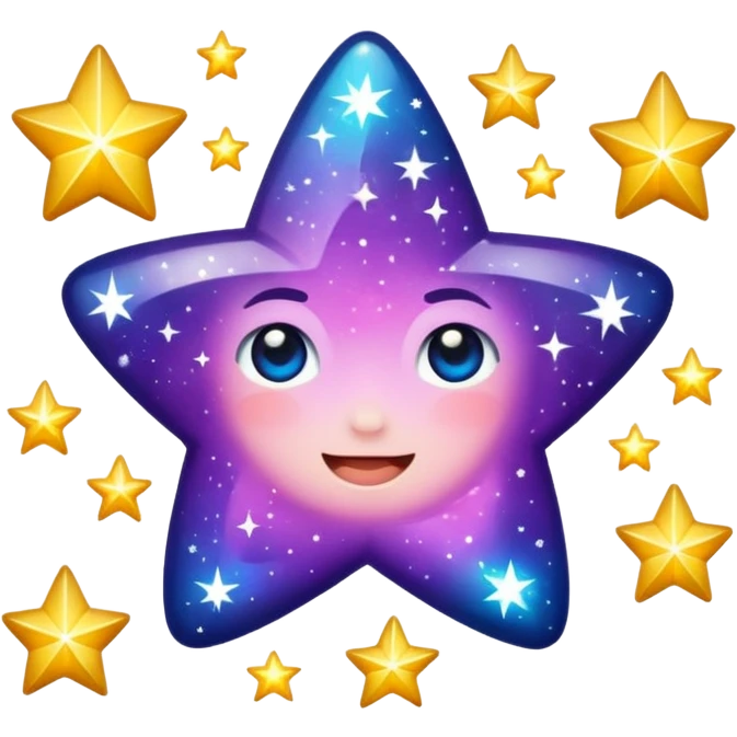 glitter starlight emoji