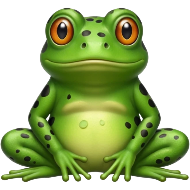 Bus frog emoji