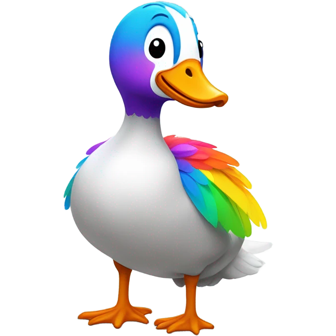 gay goose emoji