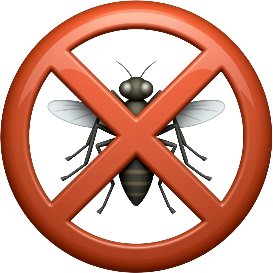 mosquitos prohibited emoji