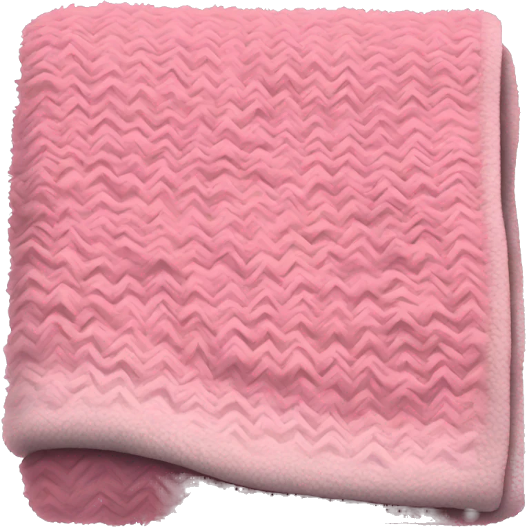 Pink cozy blanket  emoji