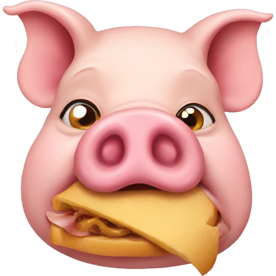 Pig Eating  emoji