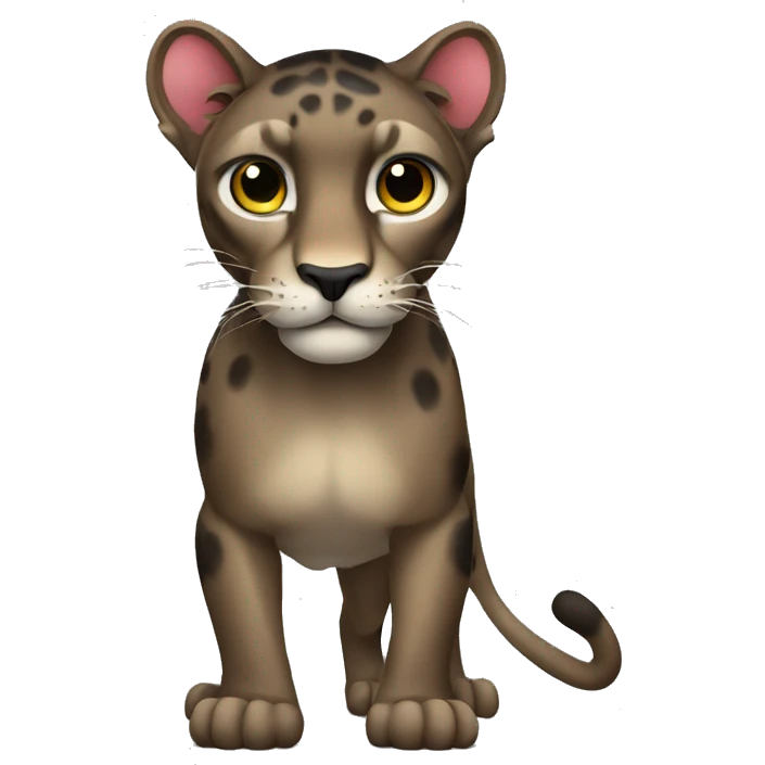 panther animal, full body emoji