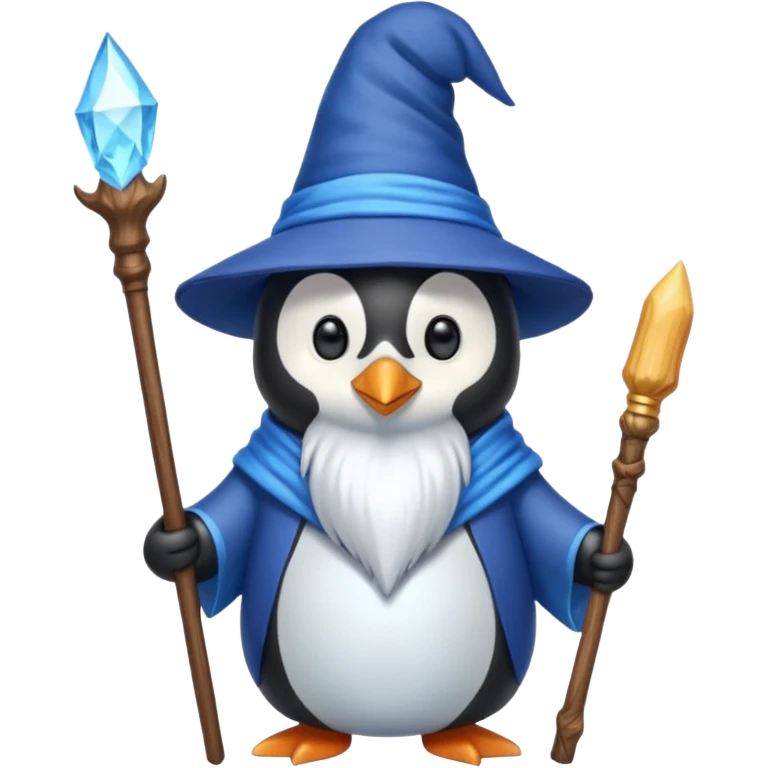 Penguin Wizard emoji