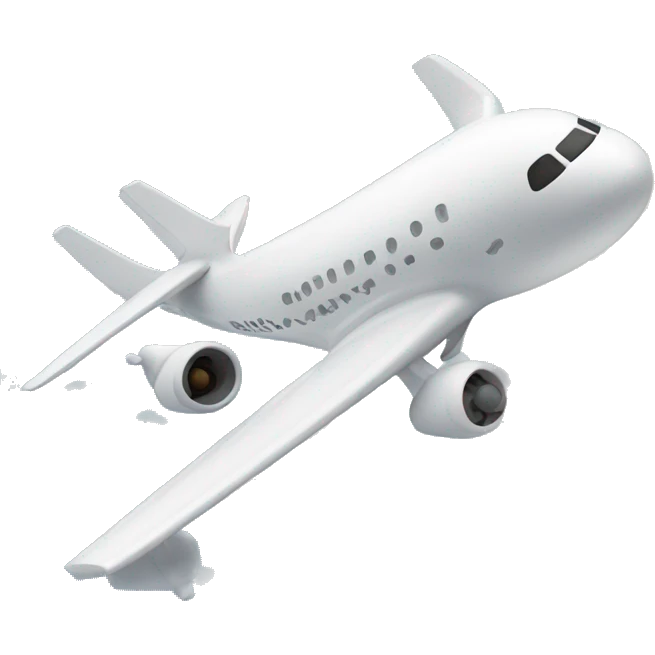 Plane in clouds emoji