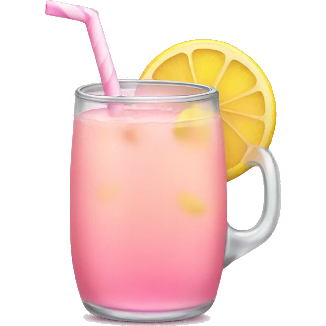 Pink lemonade, cutesy  emoji