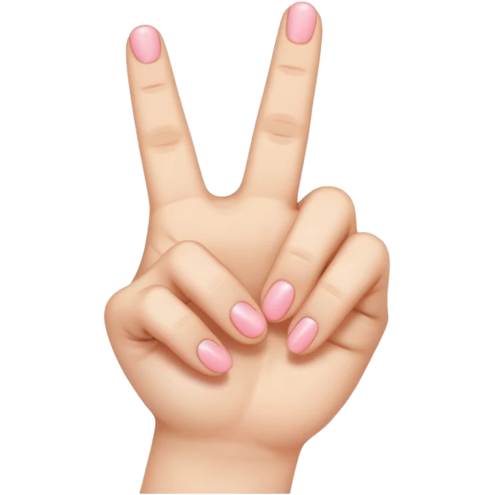 One hand crossing index finger over thumb like the Kpop finger heart emoji