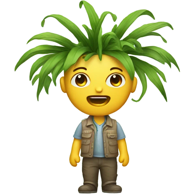 Crazy plant person emoji