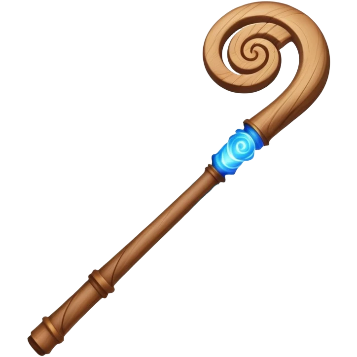 Wand with magic swirling around emoji