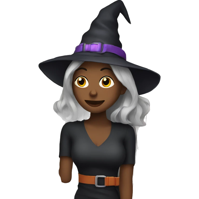 Witch on a plane emoji