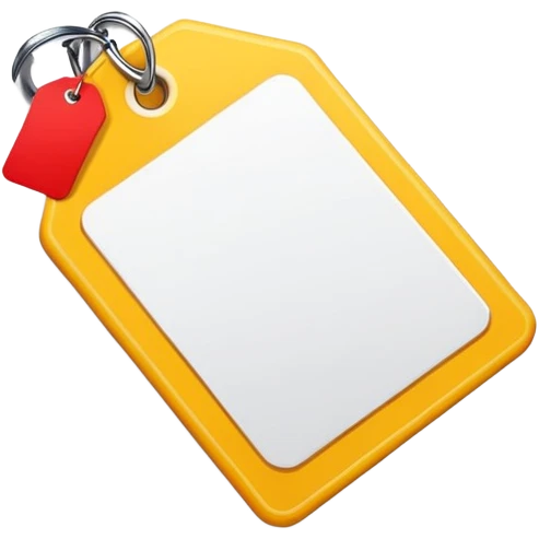 price tag sticker R$25 emoji