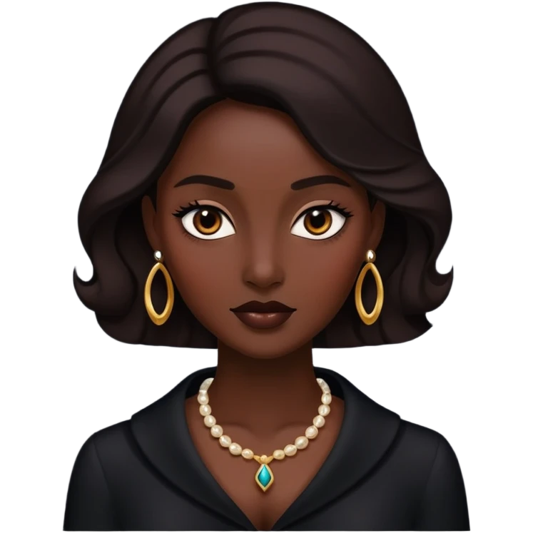 Dark femenine emoji