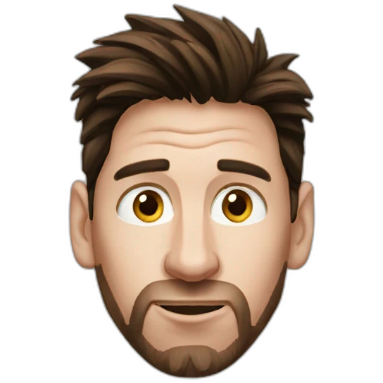messi face emoji