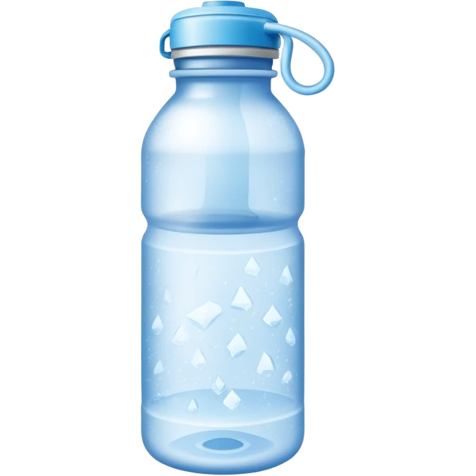 Frozen water bottle emoji