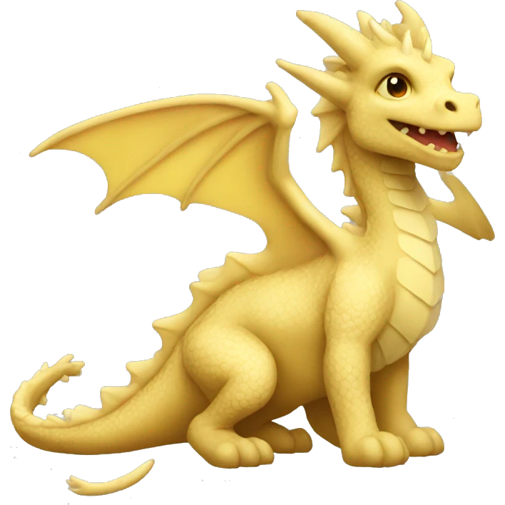 Little blonde dragon emoji