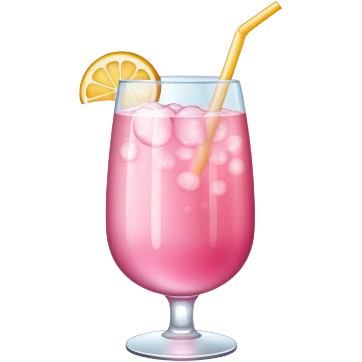 Pink bu drink emoji