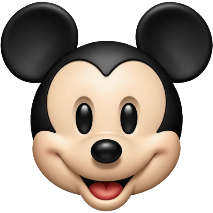 mickey mouse head emoji