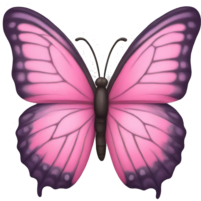pink butterfly emoji