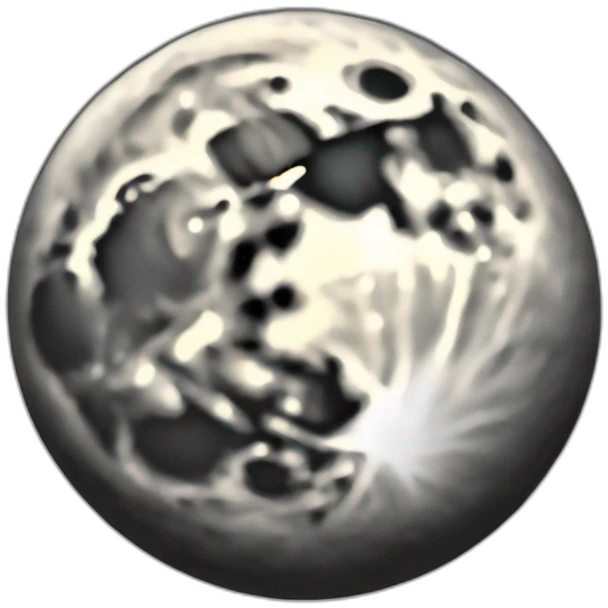 full moon emoji